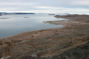 View from Wordiebukta and northwards towards Rijpfjorden